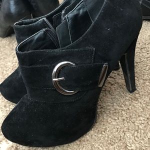 Suede Booties
